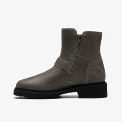 Lauryl Bay Dark Grey Leather | Clarks online - Women