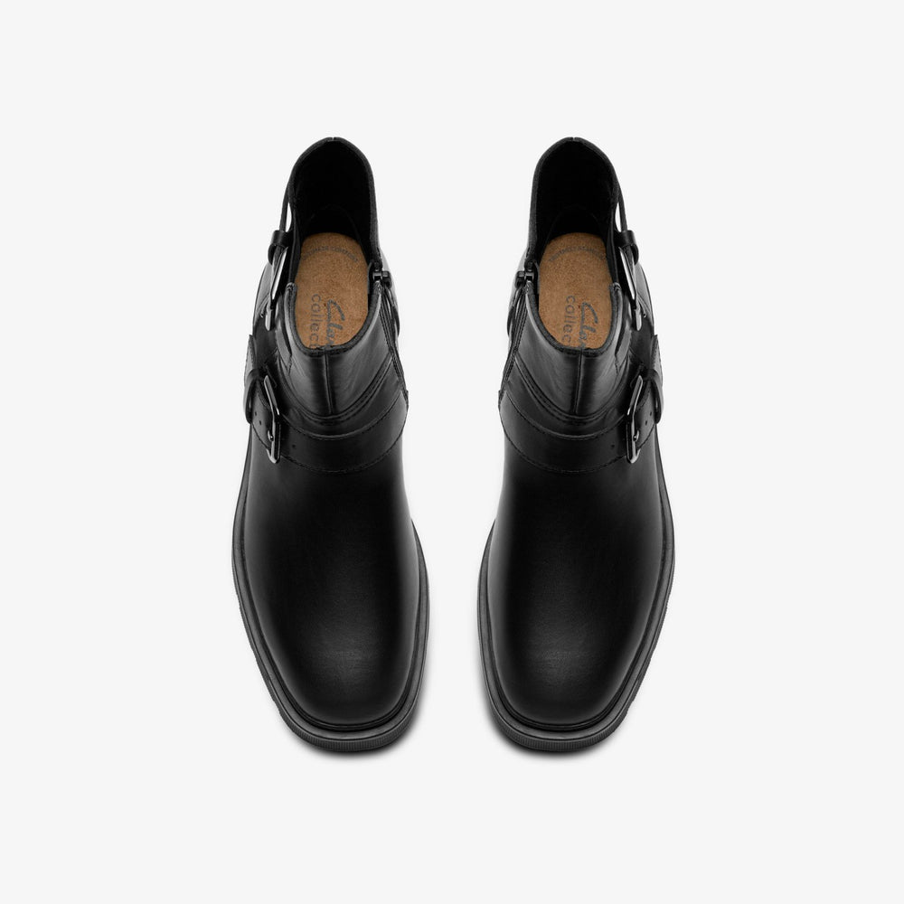Lauryl Bay Black Leather | Clarks on Sale - Women