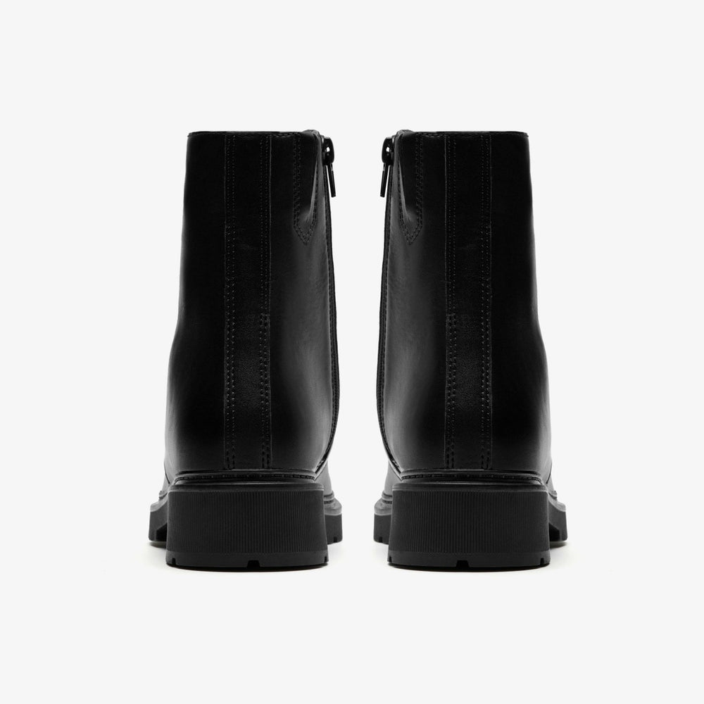 Lauryl Zip Black Leather | Clarks online - Women