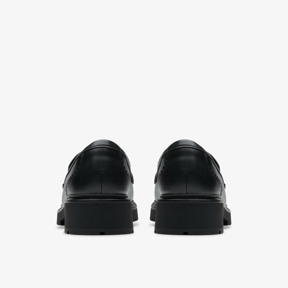 Lauryl Tassel Black Leather | Clarks for sale - Women