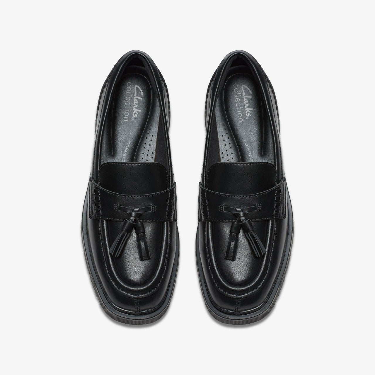 Lauryl Tassel Black Leather | Clarks for sale - Women