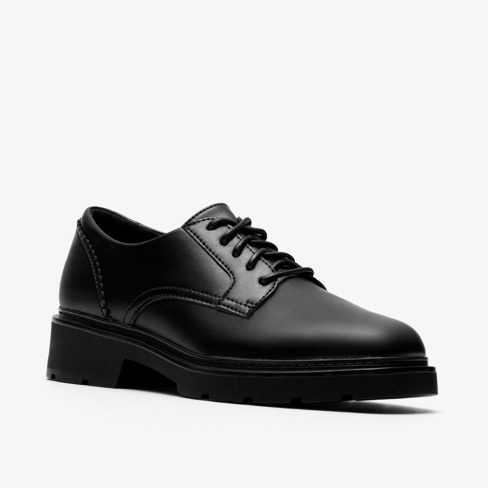 Lauryl Lace Black Leather | Clarks online - Women