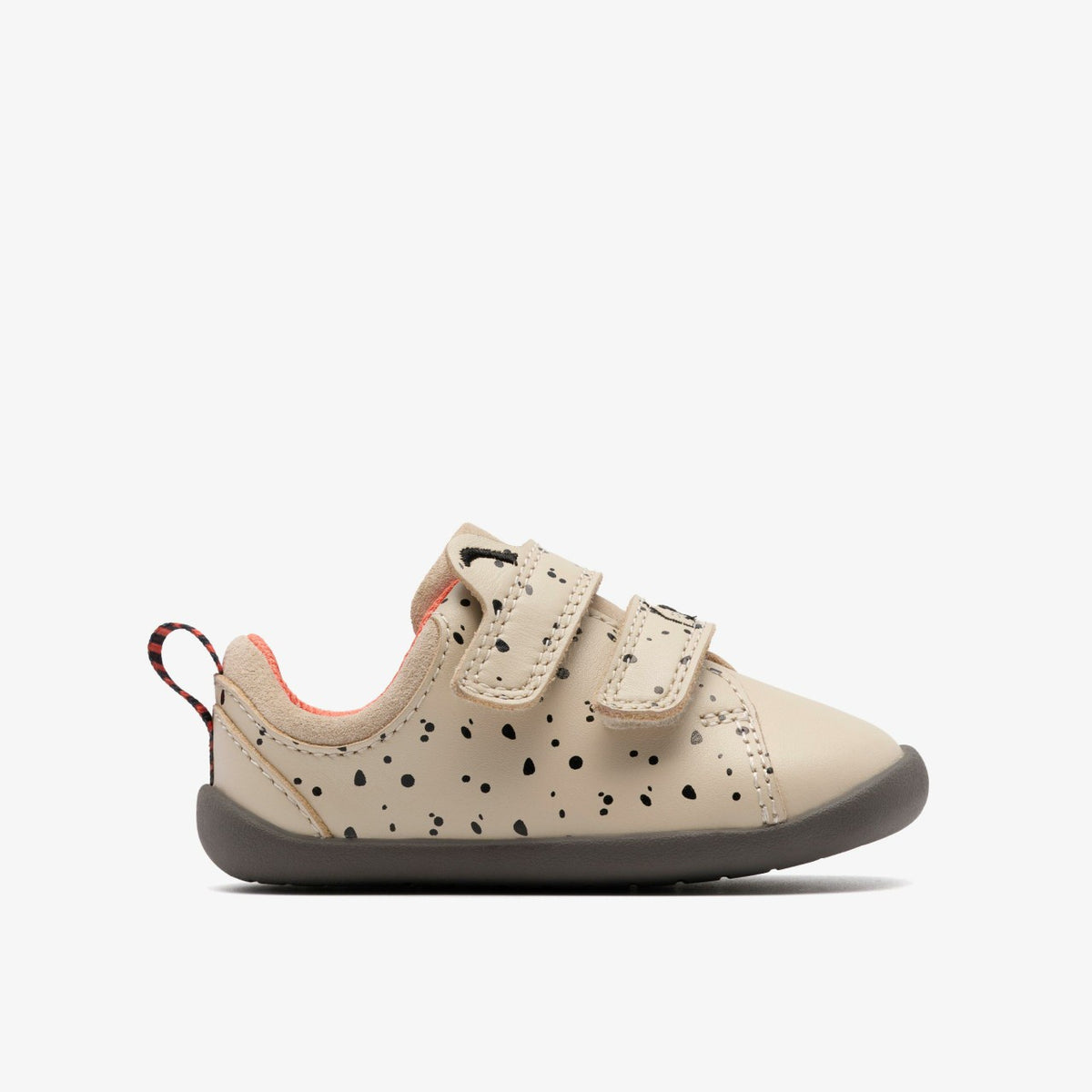 Roamer Wish Toddler Off White Print | Clarks on Sale - Kids