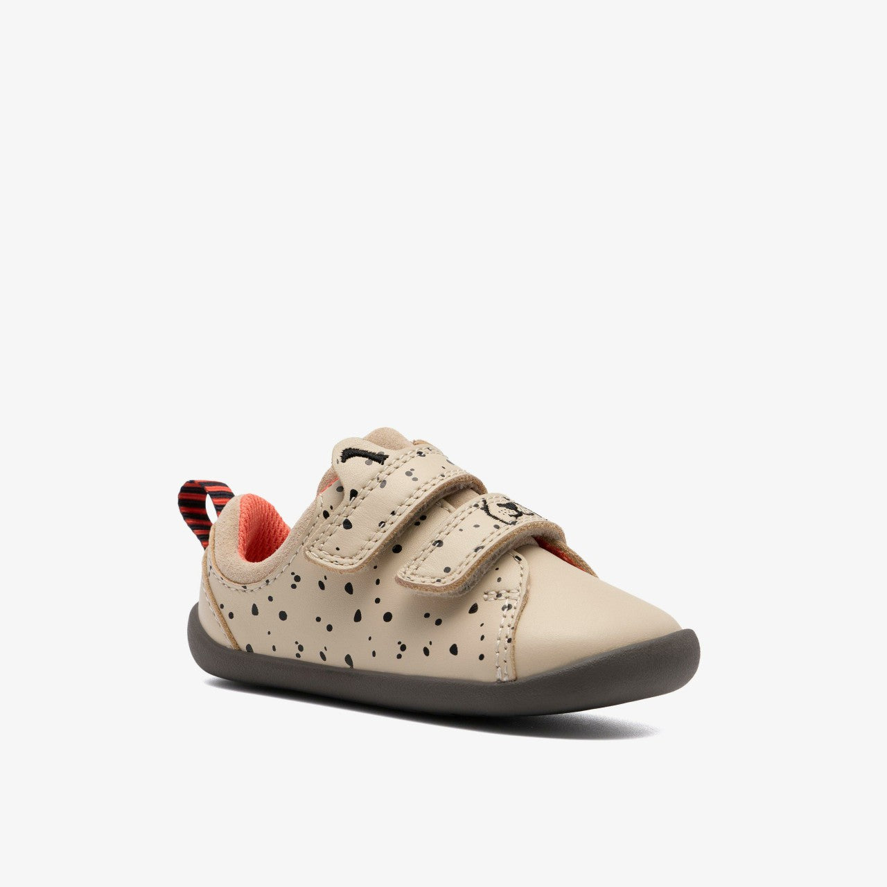 Roamer Wish Toddler Off White Print | Clarks on Sale - Kids