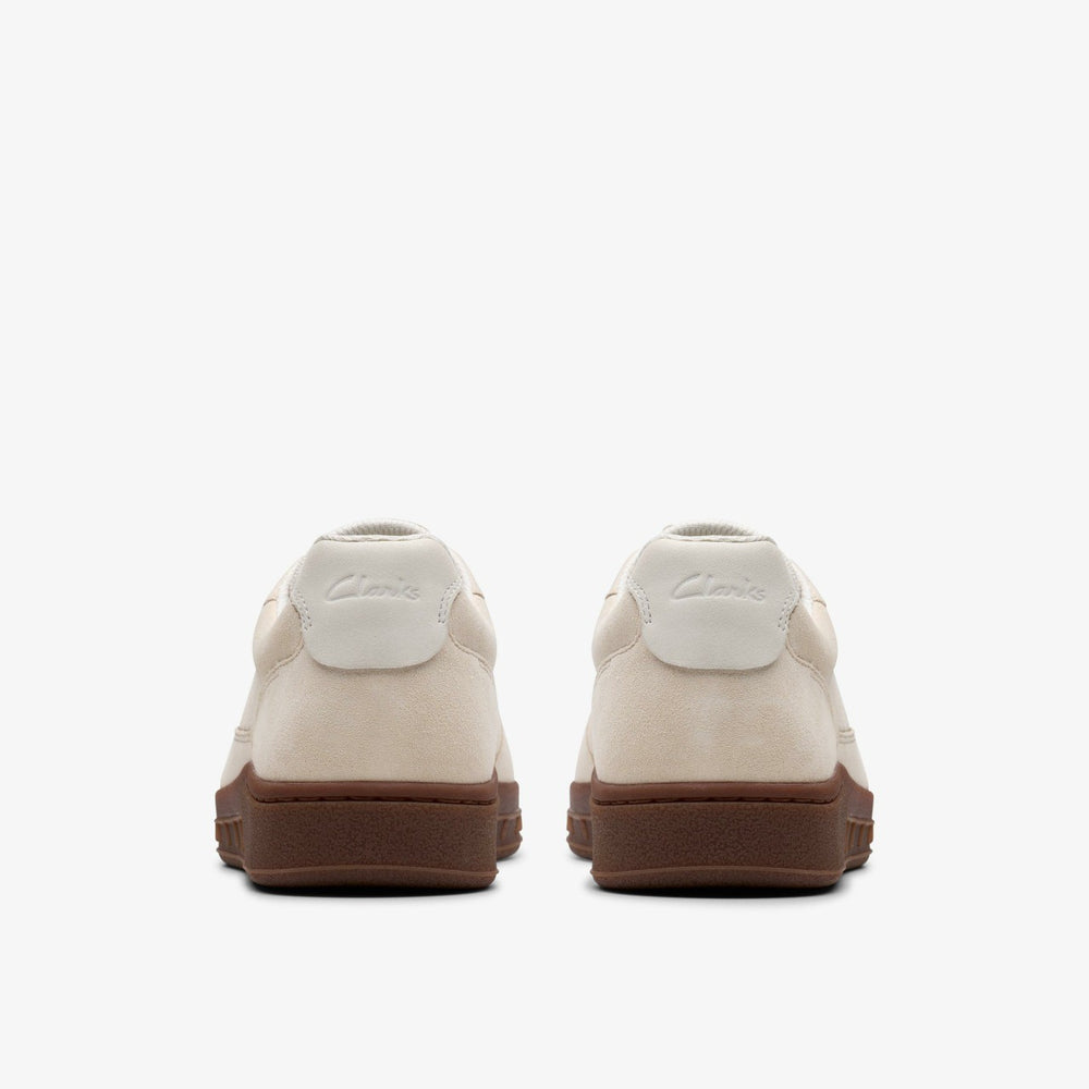 Craft Rally Ace Off White Suede | Clarks outlet - Men