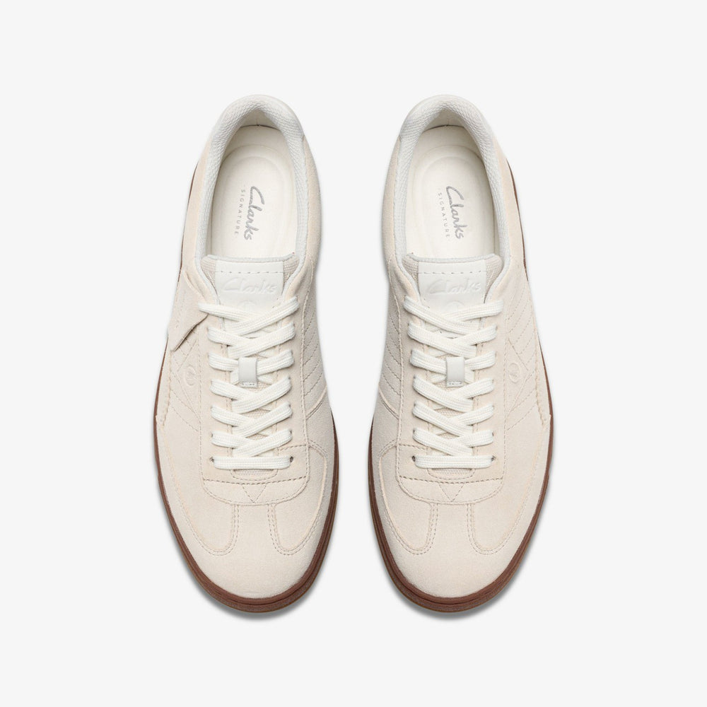 Craft Rally Ace Off White Suede | Clarks outlet - Men