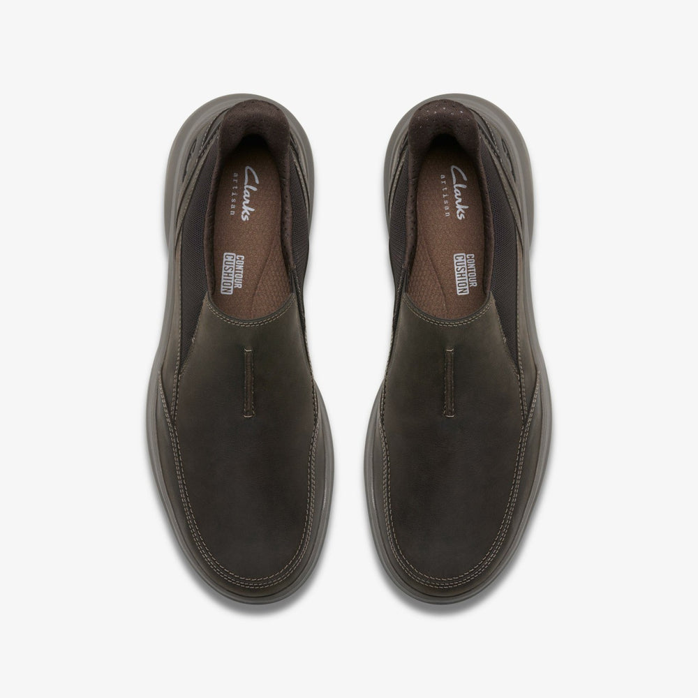 Mullan Step Dark Brown Leather | Clarks outlet - Men