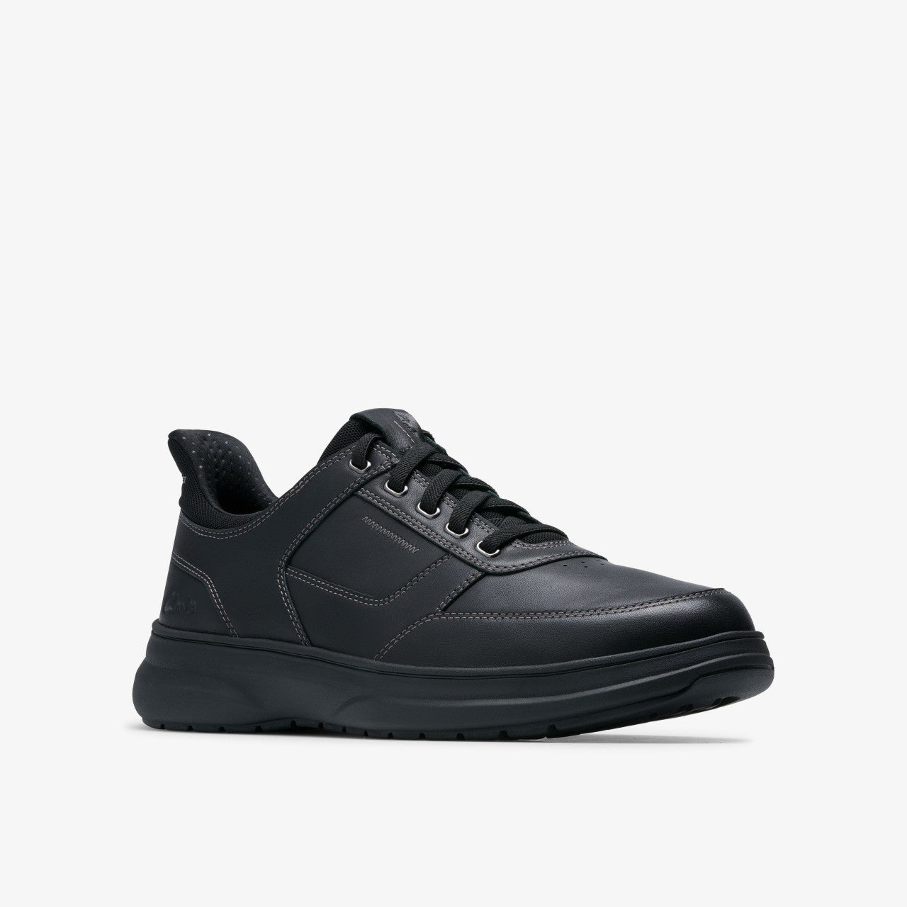 Mullan Easy Black Leather | Clarks for sale - Men