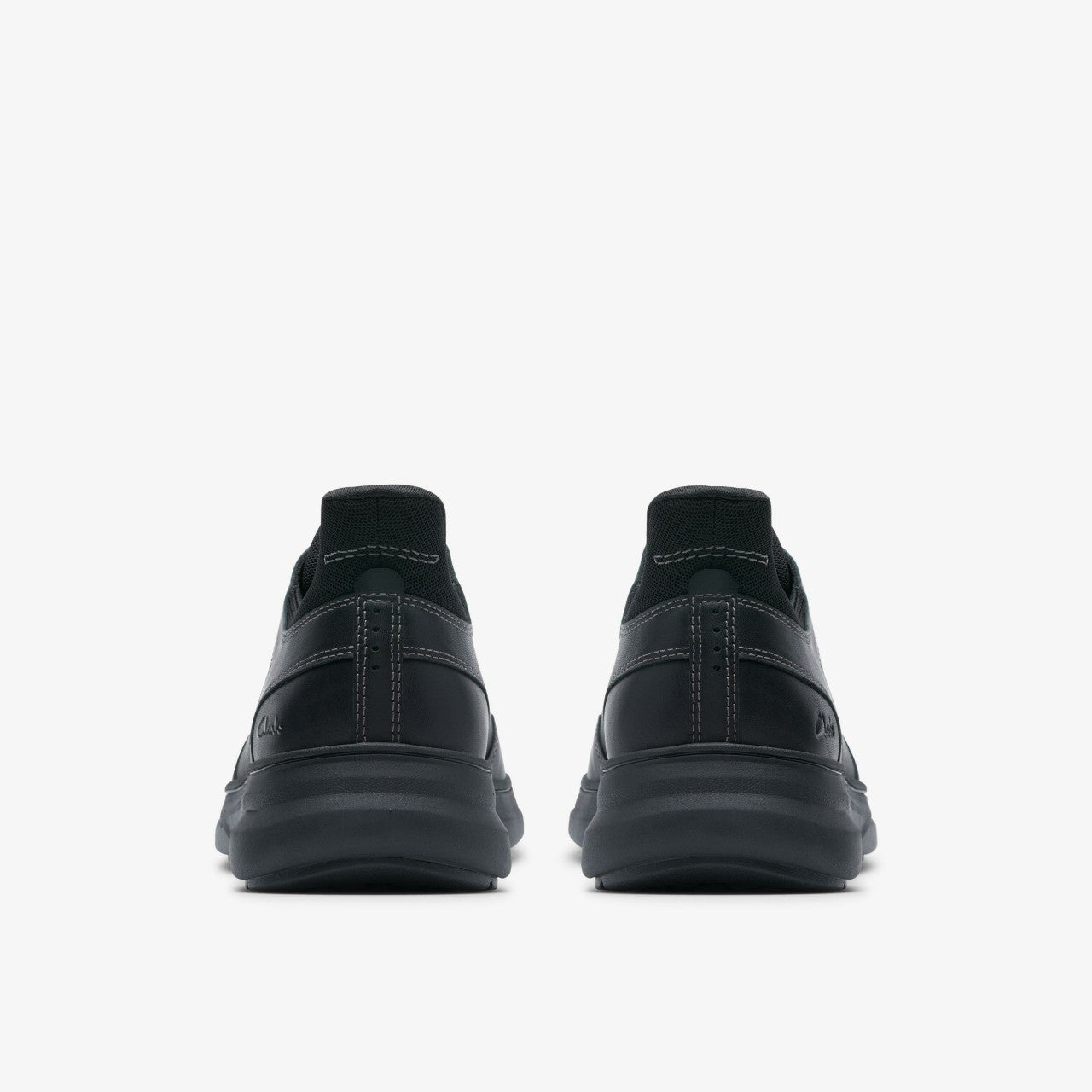 Mullan Easy Black Leather | Clarks for sale - Men