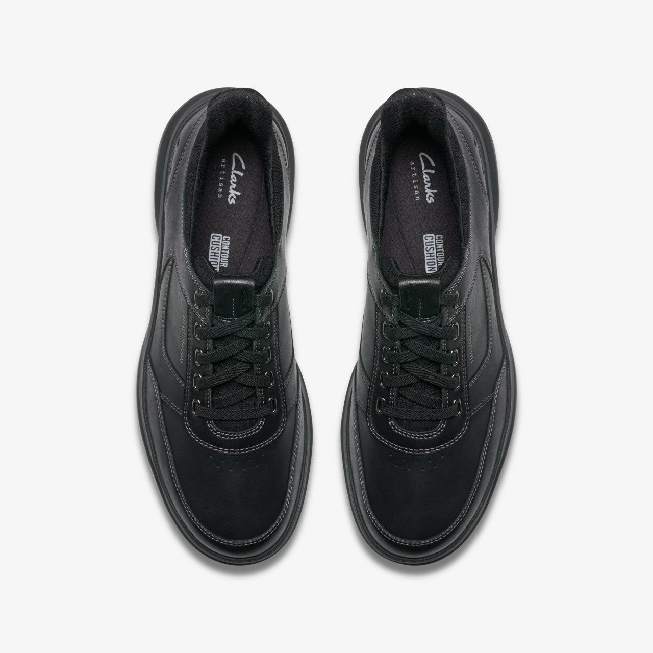 Mullan Easy Black Leather | Clarks for sale - Men