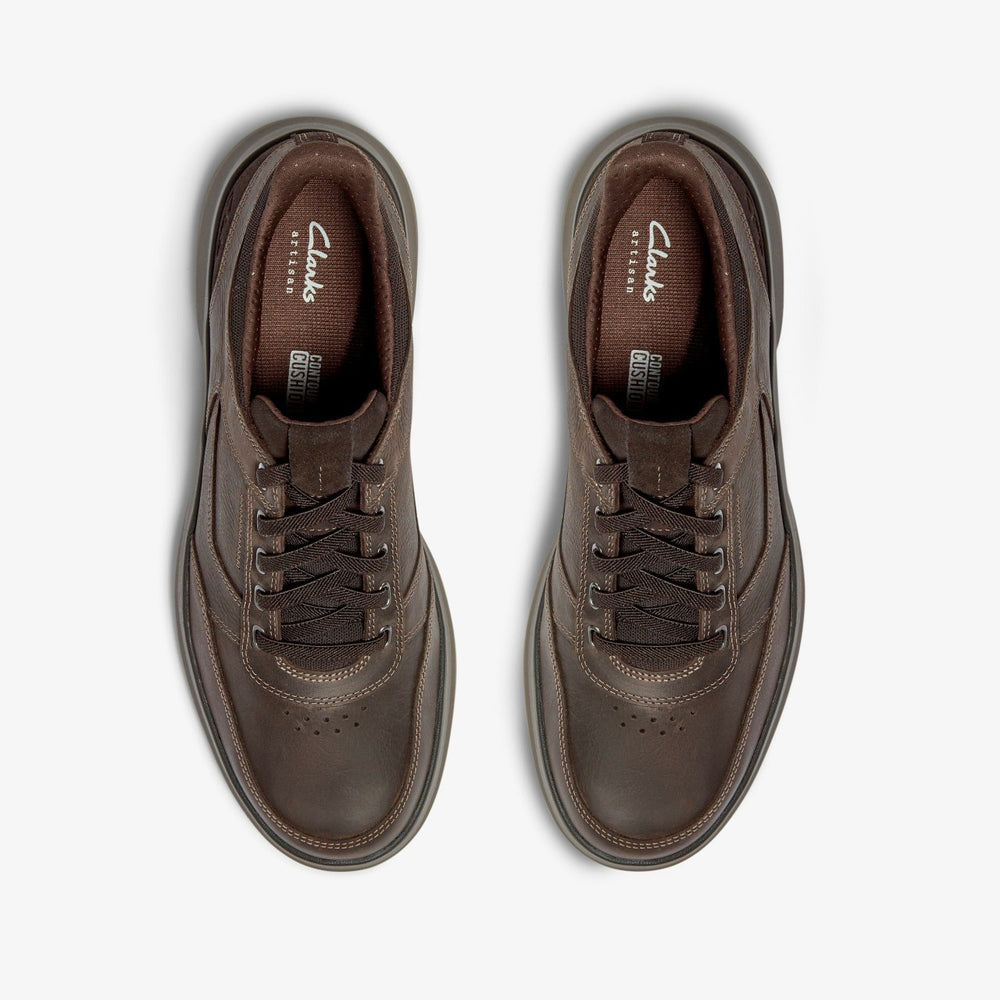 Mullan Easy Dark Brown Leather | Clarks online - Men