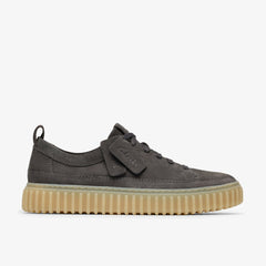 Torhill Lace Dark Grey Nubuck | Clarks outlet - Men
