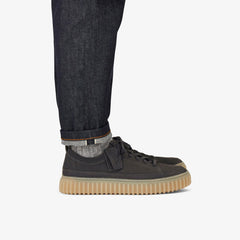 Torhill Lace Dark Grey Nubuck | Clarks outlet - Men