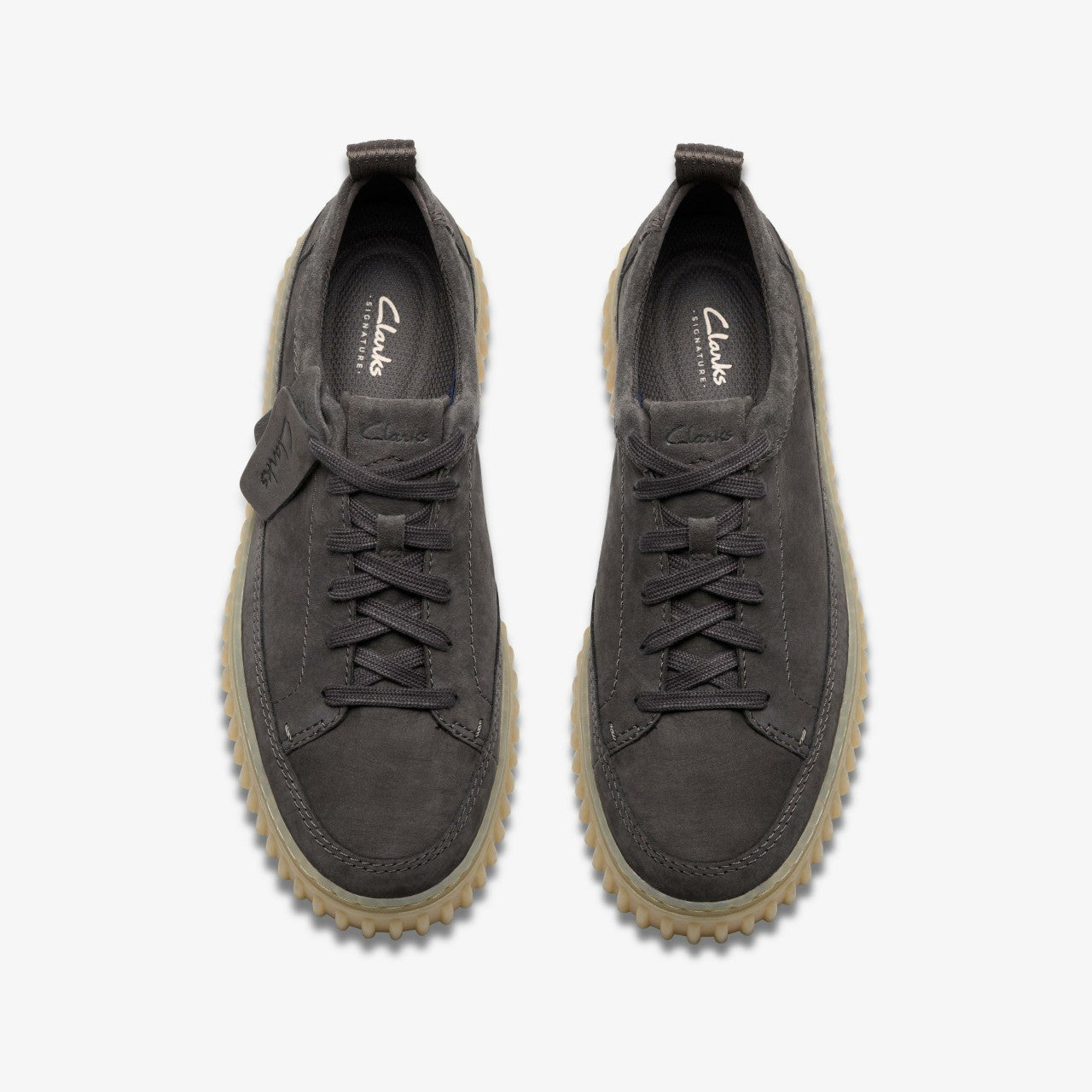Torhill Lace Dark Grey Nubuck | Clarks outlet - Men