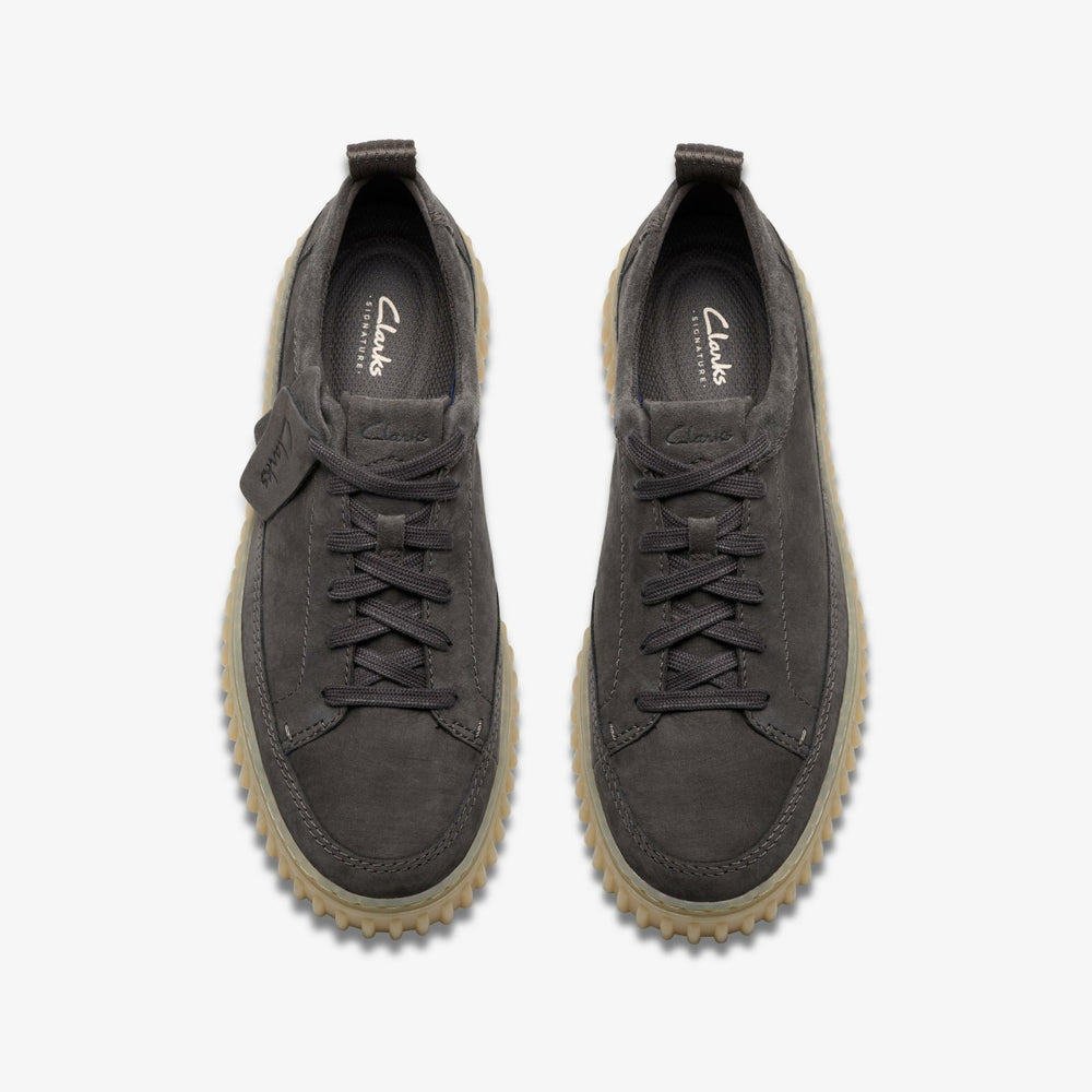 Torhill Lace Dark Grey Nubuck | Clarks outlet - Men