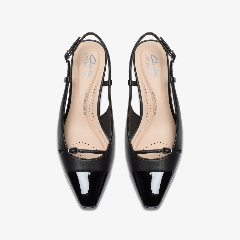 Scarlyt Rowan Black Leather | Clarks online - Women