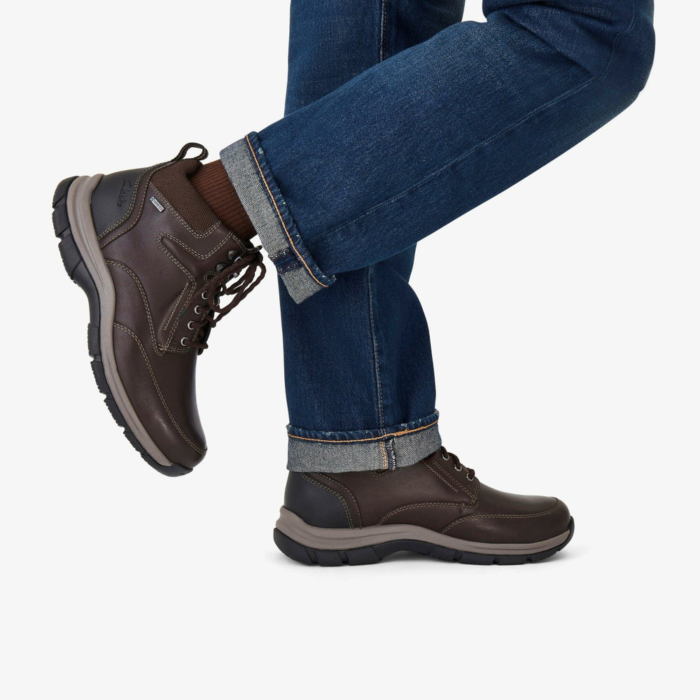 Spypath Hi GORE-TEX Dark Brown Leather | Clarks for sale - Men