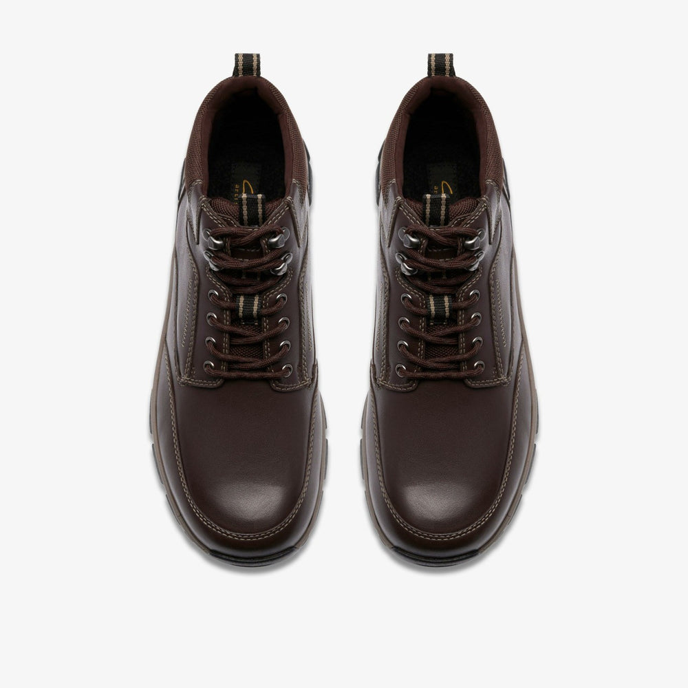 Spypath Hi GORE-TEX Dark Brown Leather | Clarks for sale - Men
