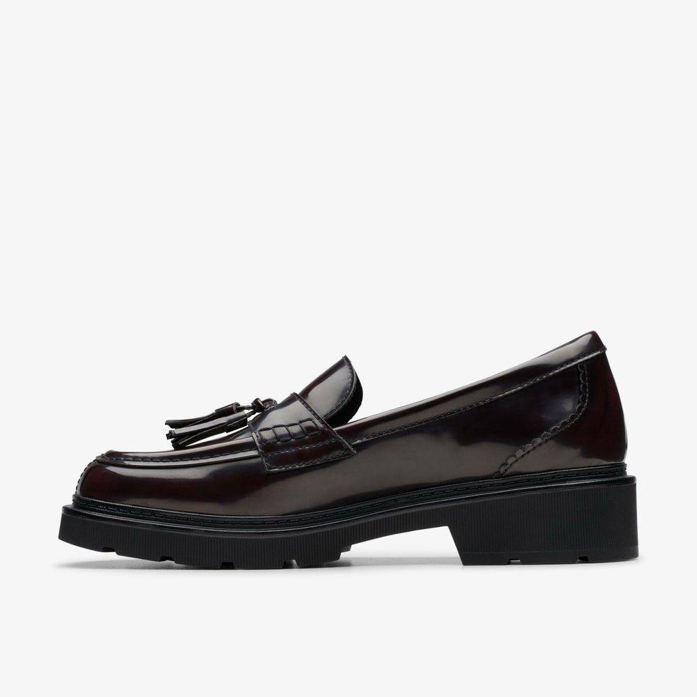 Lauryl Tassel Wine | Clarks on Sale - Women