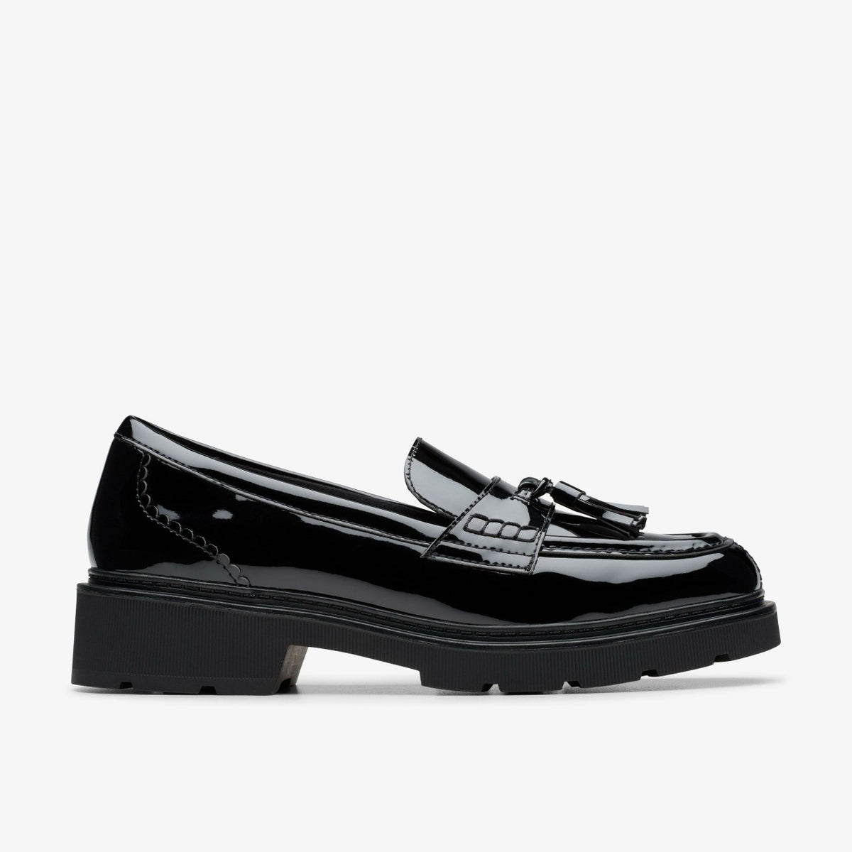Lauryl Tassel Black Patent | Clarks online - Women