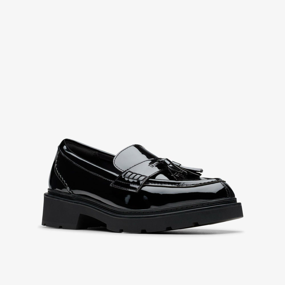 Lauryl Tassel Black Patent | Clarks online - Women