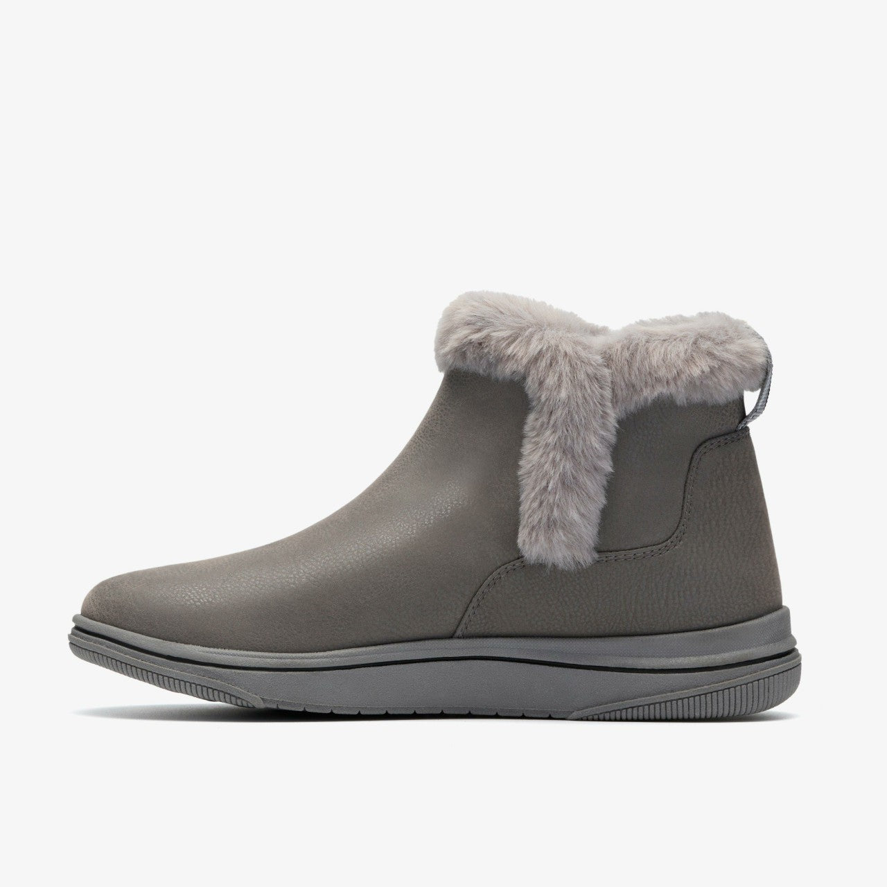 Brinkley Fur Dark Grey Combination | Clarks Sale - Women