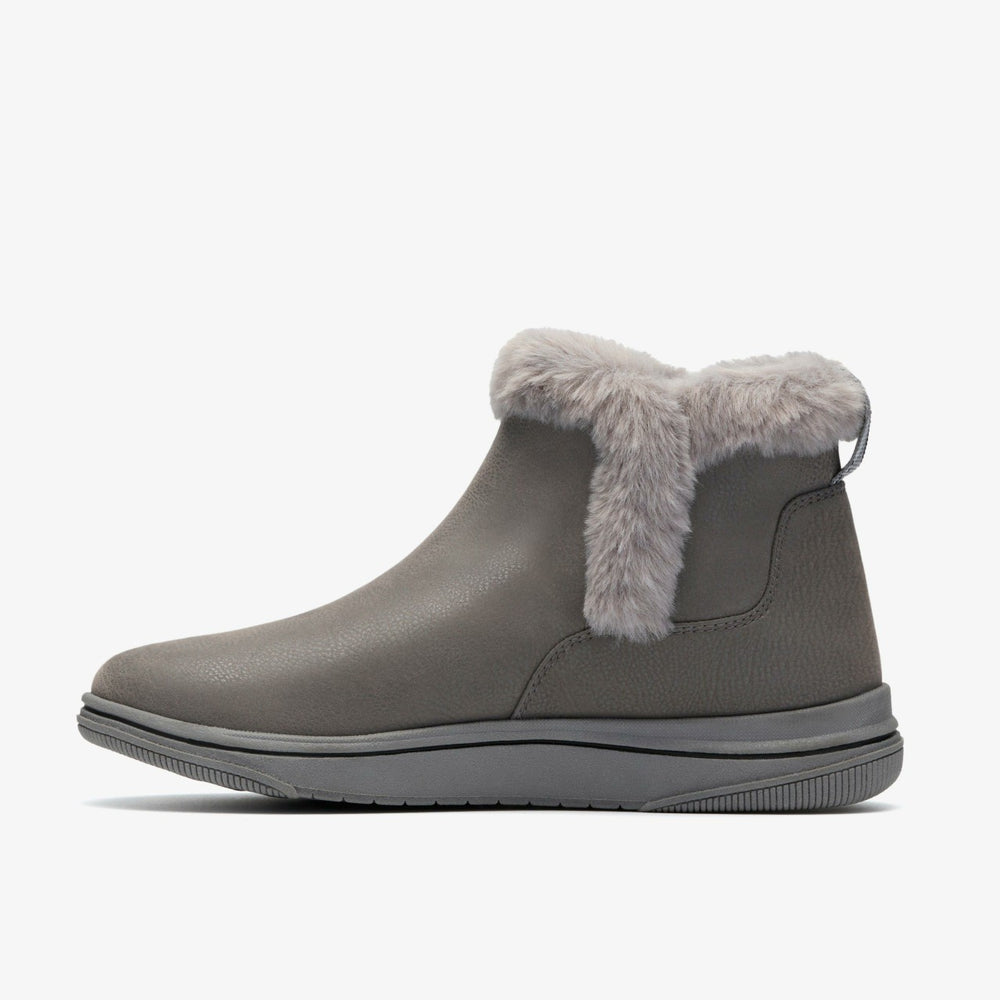 Brinkley Fur Dark Grey Combination | Clarks Sale - Women