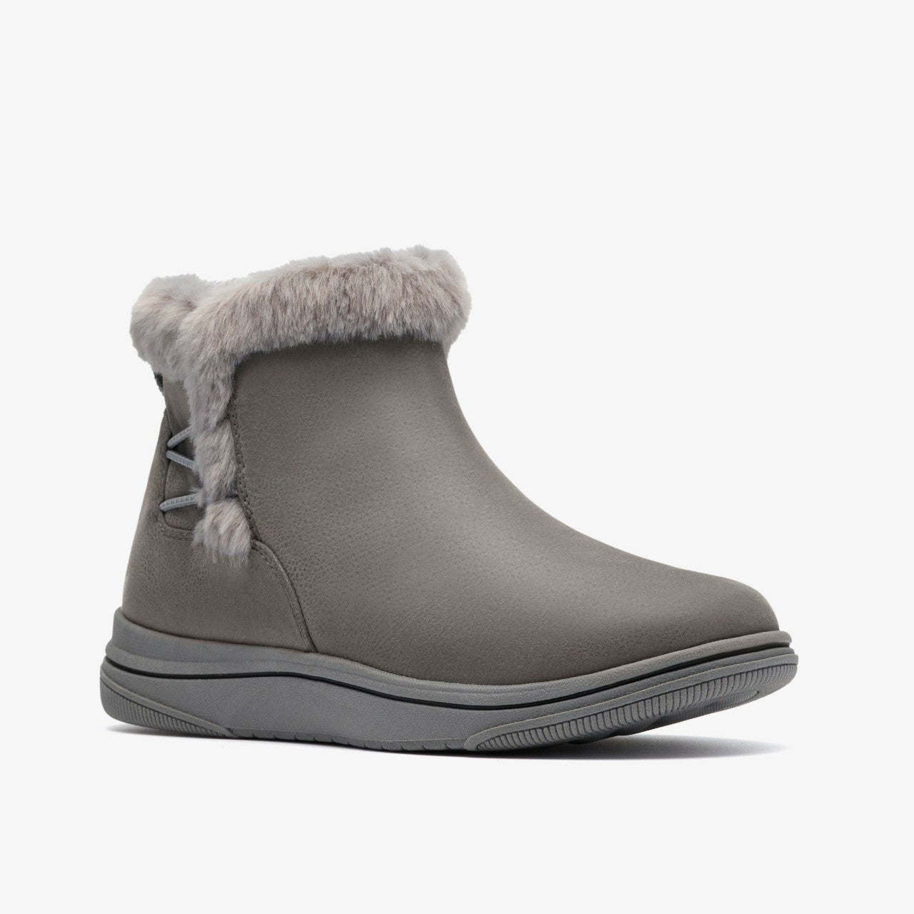 Brinkley Fur Dark Grey Combination | Clarks Sale - Women