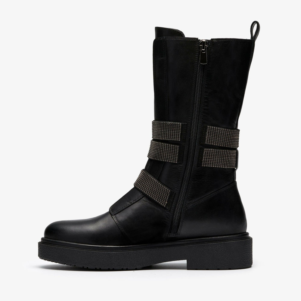 Muster Chain Black Leather | Clarks for sale - Women