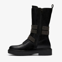 Muster Chain Black Leather | Clarks for sale - Women