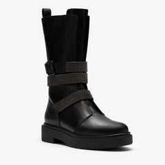 Muster Chain Black Leather | Clarks for sale - Women