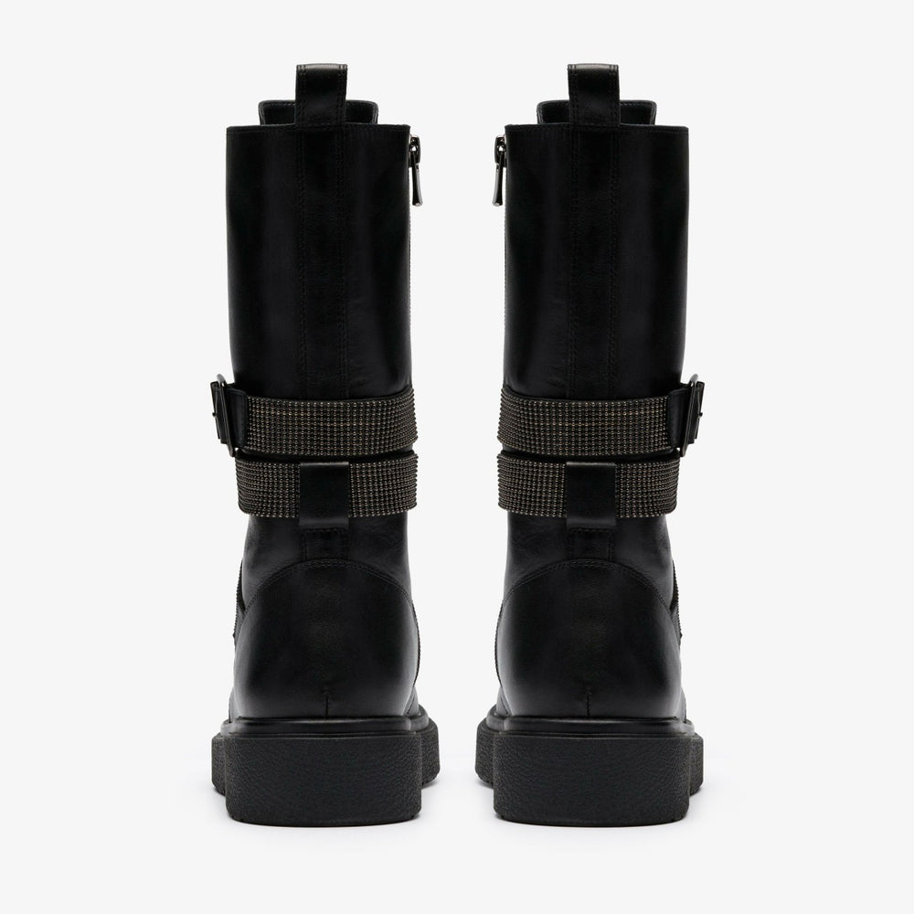 Muster Chain Black Leather | Clarks for sale - Women