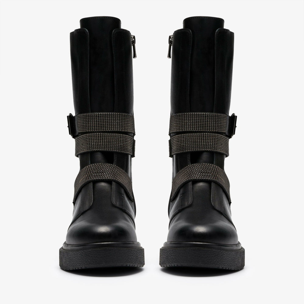Muster Chain Black Leather | Clarks for sale - Women