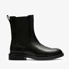 Previa Top Black Leather | Clarks on Sale - Women