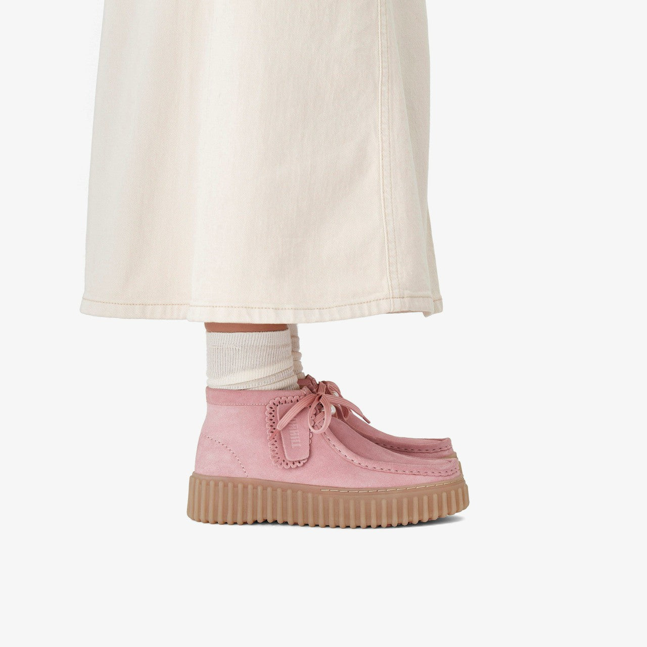 Torhill Moss Dusty Rose Suede | Clarks on Sale - Women