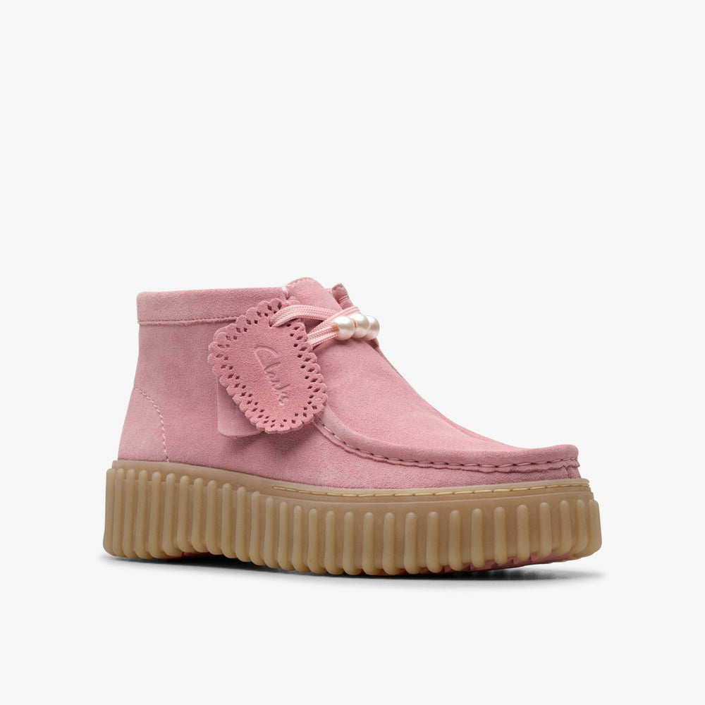 Torhill Moss Dusty Rose Suede | Clarks on Sale - Women