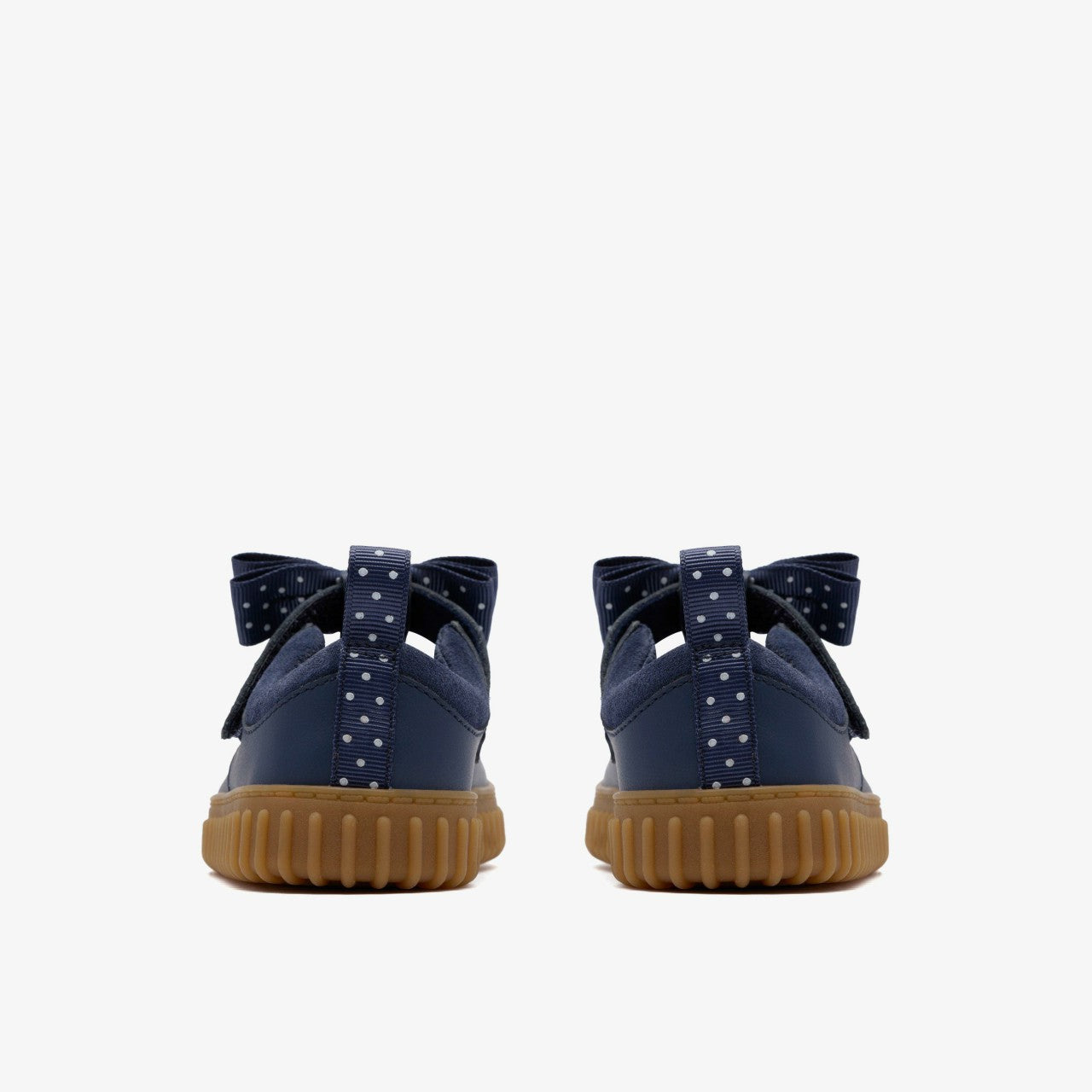 Cove Bow Toddler Navy Leather | Clarks online - Kids