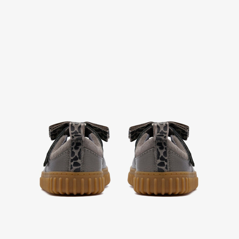 Cove Bow Toddler Silver Metallic | Clarks on Sale - Kids