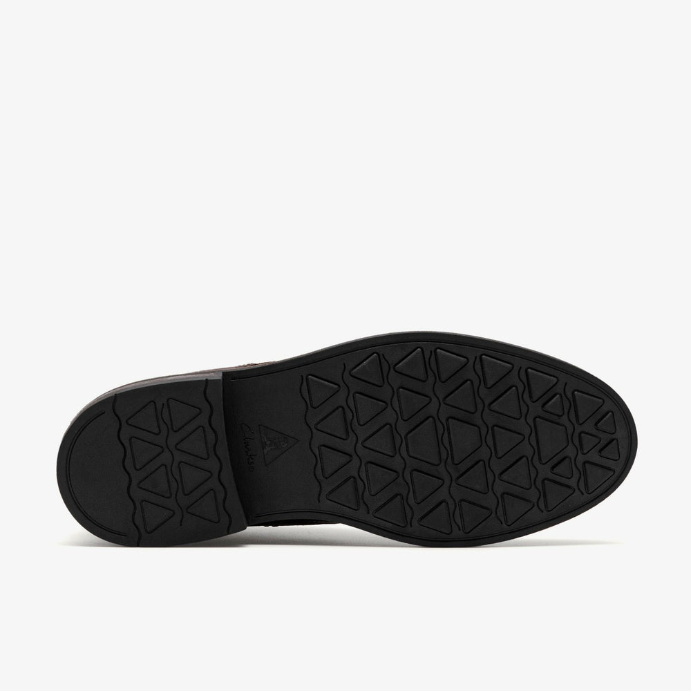 Newford Mid Waterproof Brown Warmlined Leather | Clarks Sale - Men