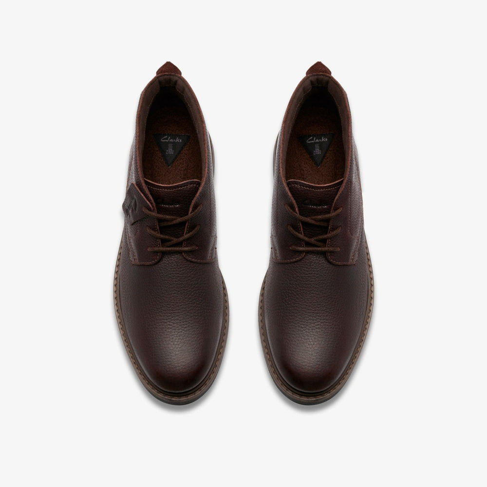 Newford Mid Waterproof Brown Warmlined Leather | Clarks Sale - Men