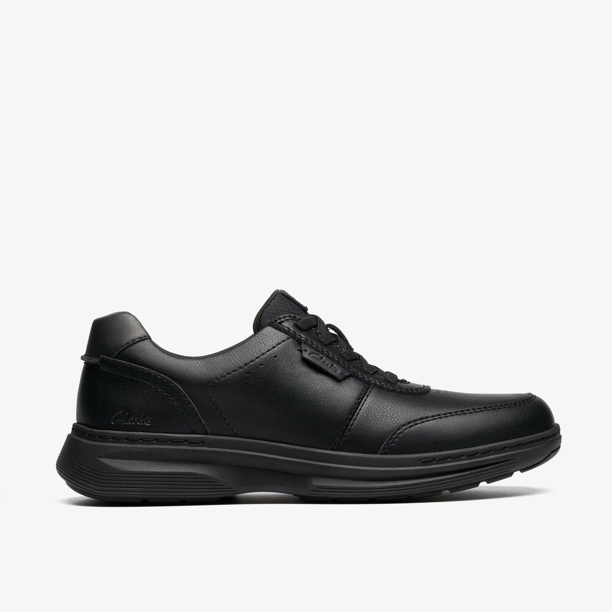 Craftwell Lace Black Leather | Clarks outlet - Men
