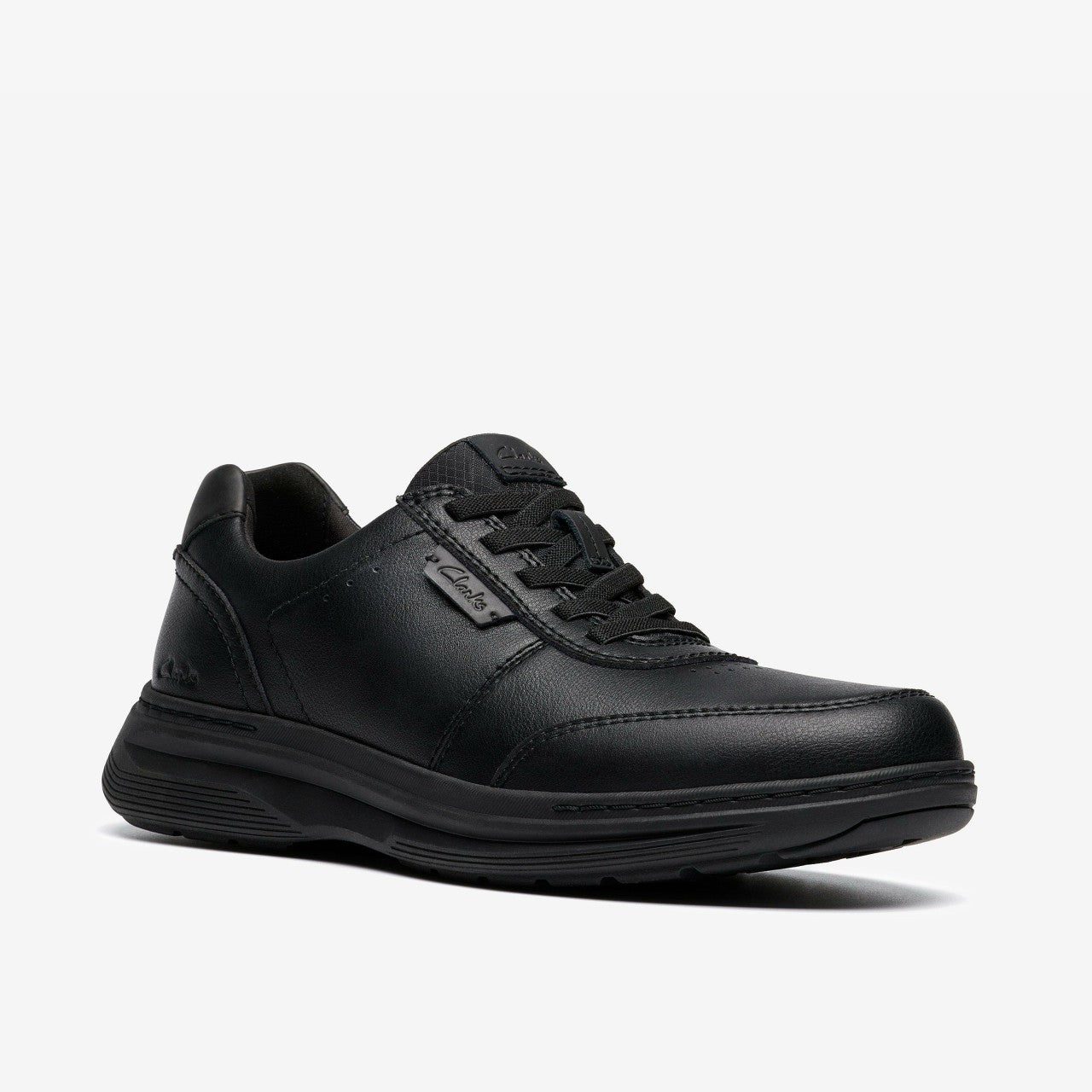 Craftwell Lace Black Leather | Clarks outlet - Men