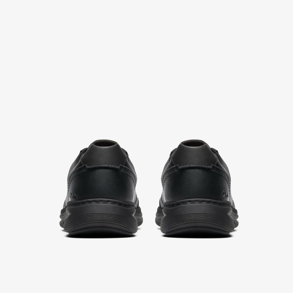 Craftwell Lace Black Leather | Clarks outlet - Men