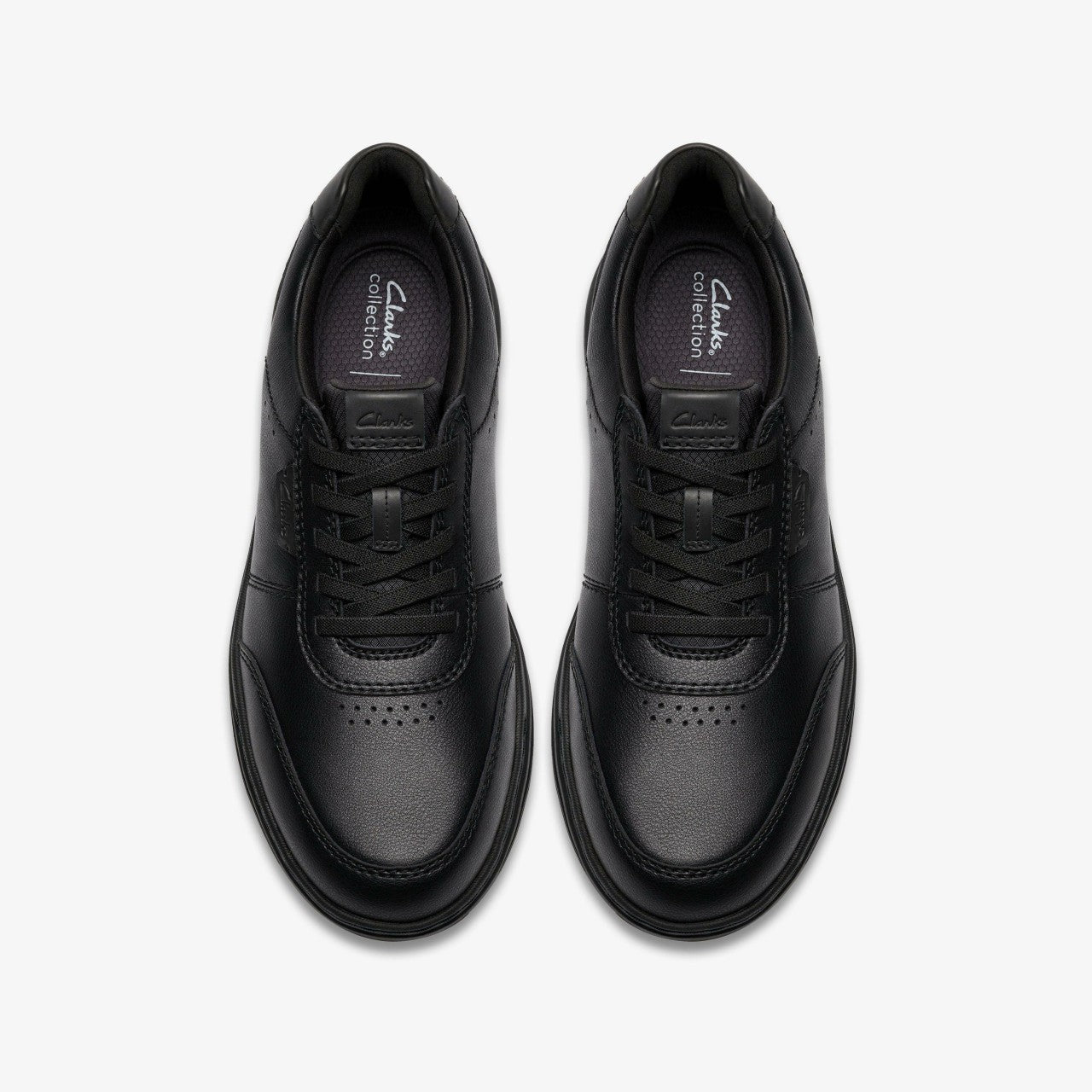 Craftwell Lace Black Leather | Clarks outlet - Men