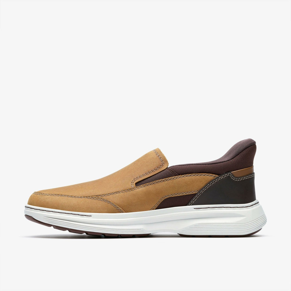 Craftwell Step Light Brown Leather | Clarks on Sale - Men