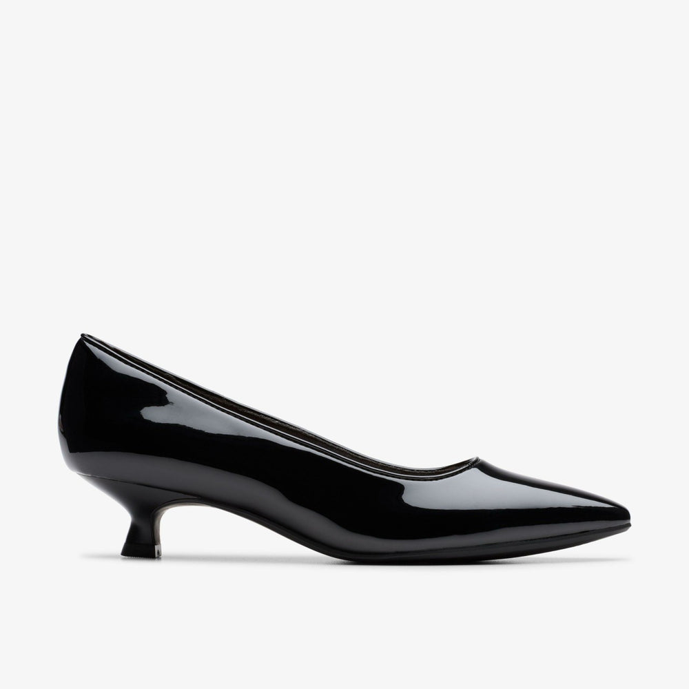Scarlyt Piper Black Patent | Clarks outlet - Women