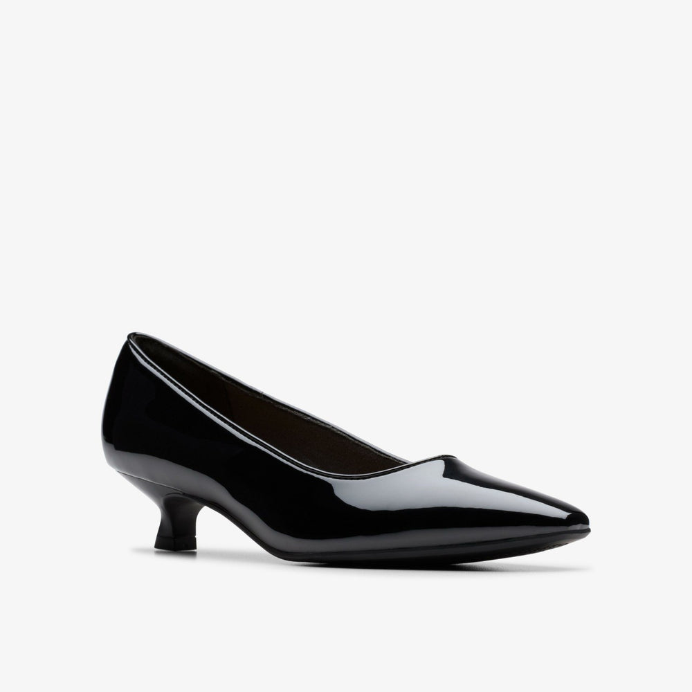 Scarlyt Piper Black Patent | Clarks outlet - Women
