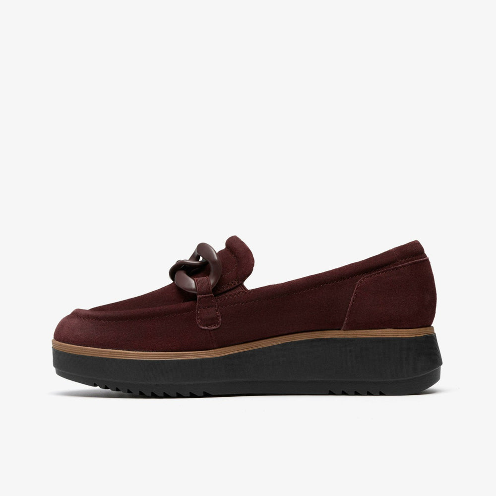 Zylah May Merlot Suede | Clarks discount - Women