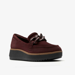 Zylah May Merlot Suede | Clarks discount - Women