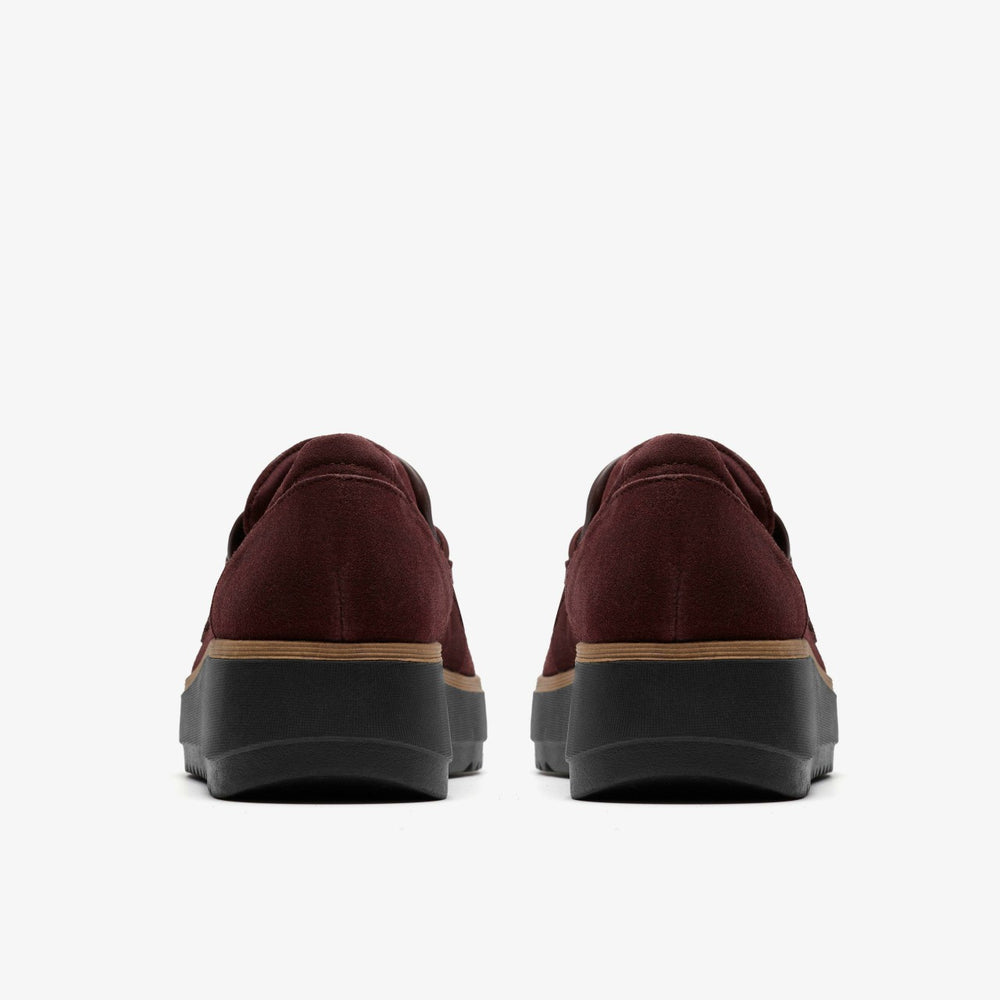 Zylah May Merlot Suede | Clarks discount - Women